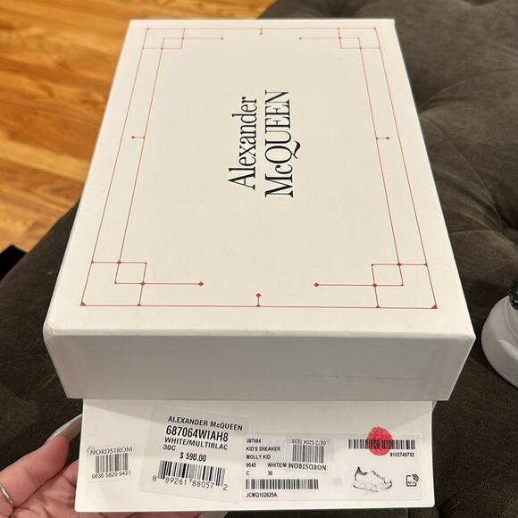 Alexander McQueen Molly trainers size 30 (12.5 us) - Picture 5 of 15